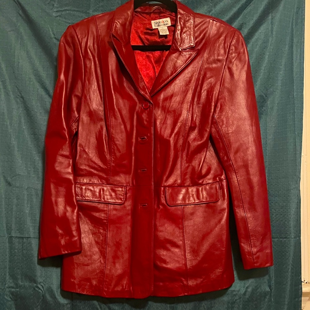 Red Leather Jacket